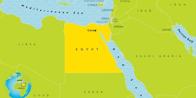 עיר הבירה של מצרים מפה