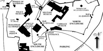 מפה של קהיר המצודה